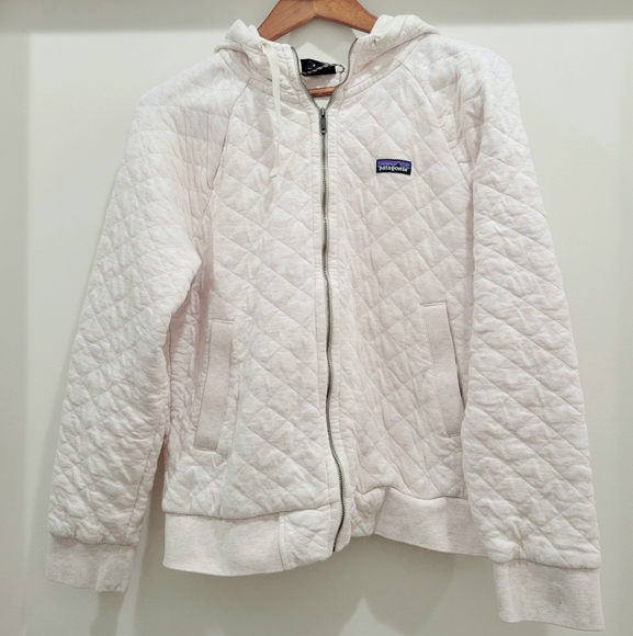 Patagonia Organic Cotton Quilt Hoodie - Light Pink - Picture 2 of 6